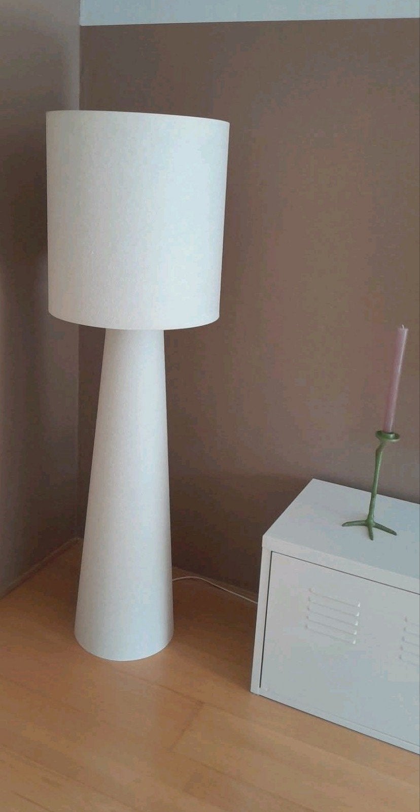 Witte vloerlamp van Maison du monde, Ophalen, Zo goed als nieuw, Overige materialen, 150 tot 200 cm