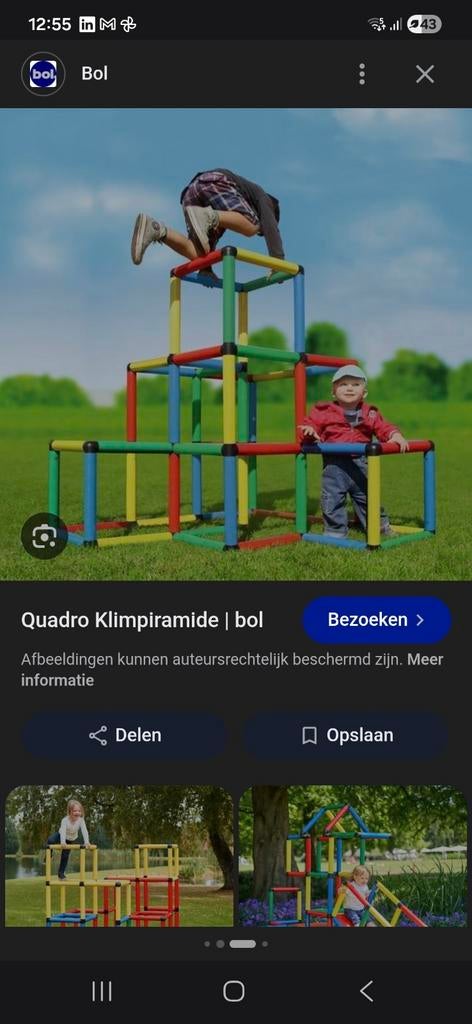 Quadro Klimpiramide, en losse onderdelen, Ophalen of Verzenden, Gebruikt, Klimwand