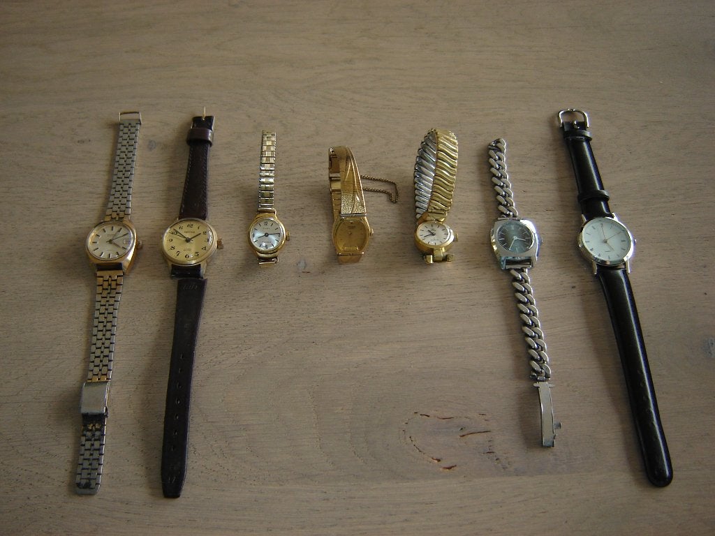 DAMES HORLOGE !!!!!, Ophalen of Verzenden, Zo goed als nieuw, Leer, Overige merken