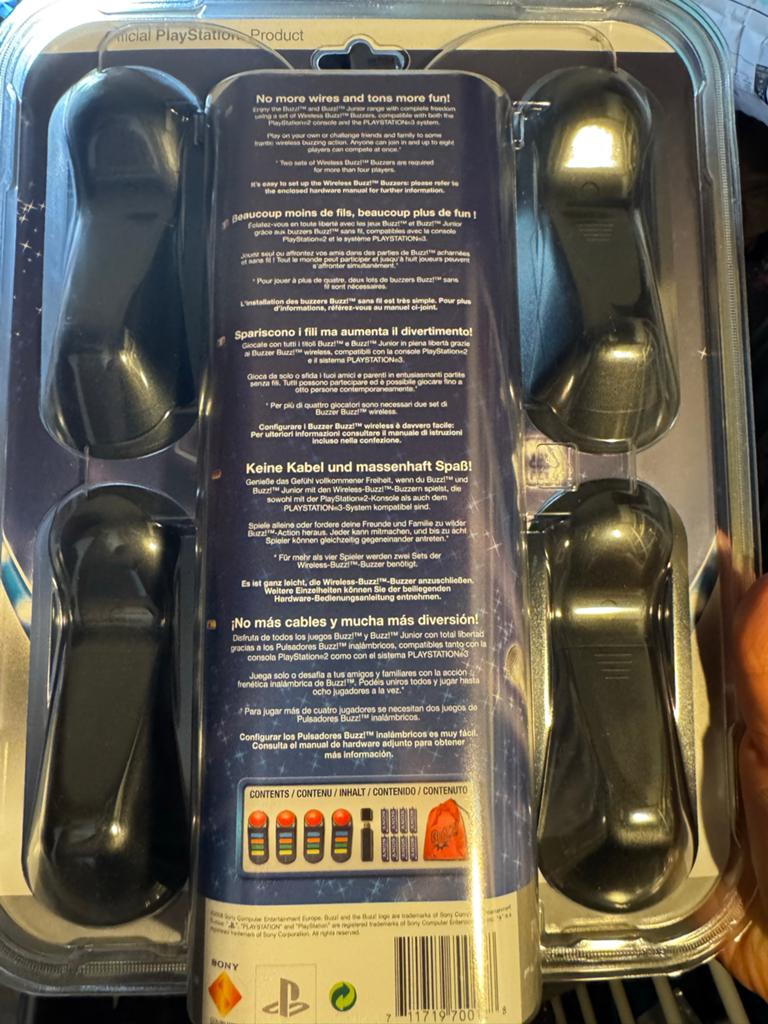 Buzz! Wireless Buzzers voor PlayStation 2 & 3 - Nieuw, Ophalen, Nieuw, PlayStation 2, Controller