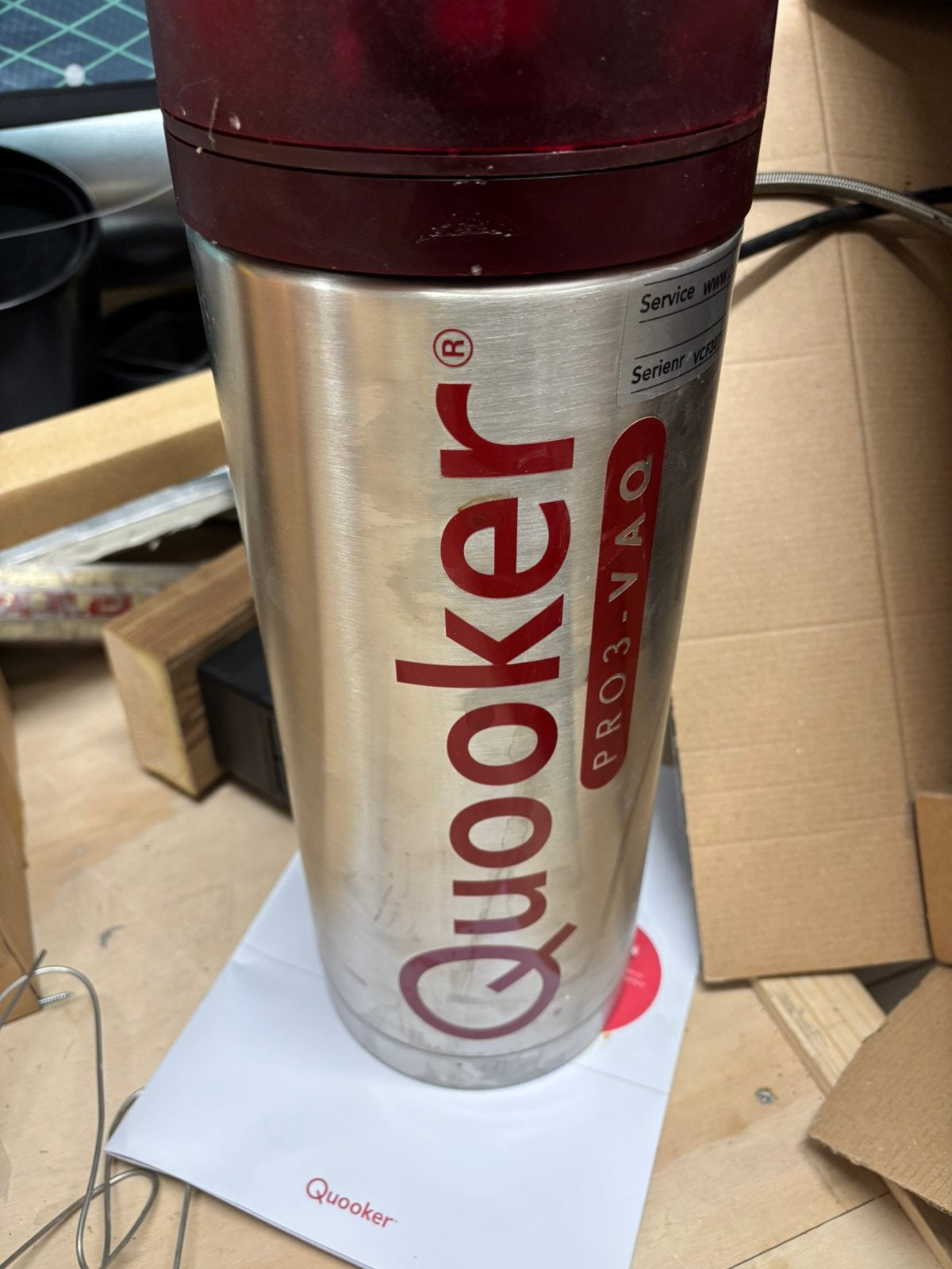 quooker boiler met single tap, Ophalen, Gebruikt, Boiler, Minder dan 20 liter