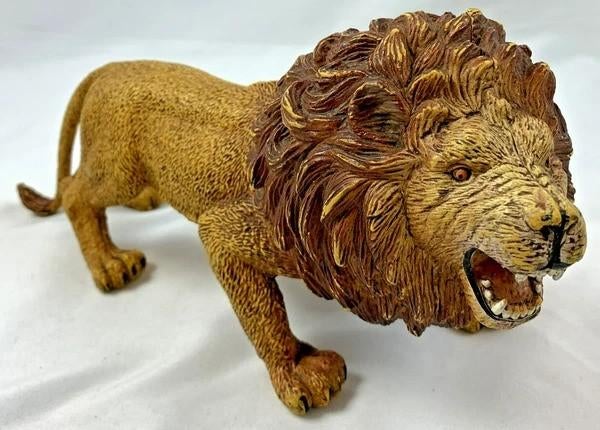 Leeuw Figuur Realistisch T.M. 1994 Vintage Kunststof MOTU KO, Verzamelen, Poppetjes en Figuurtjes, Zo goed als nieuw, Verzenden