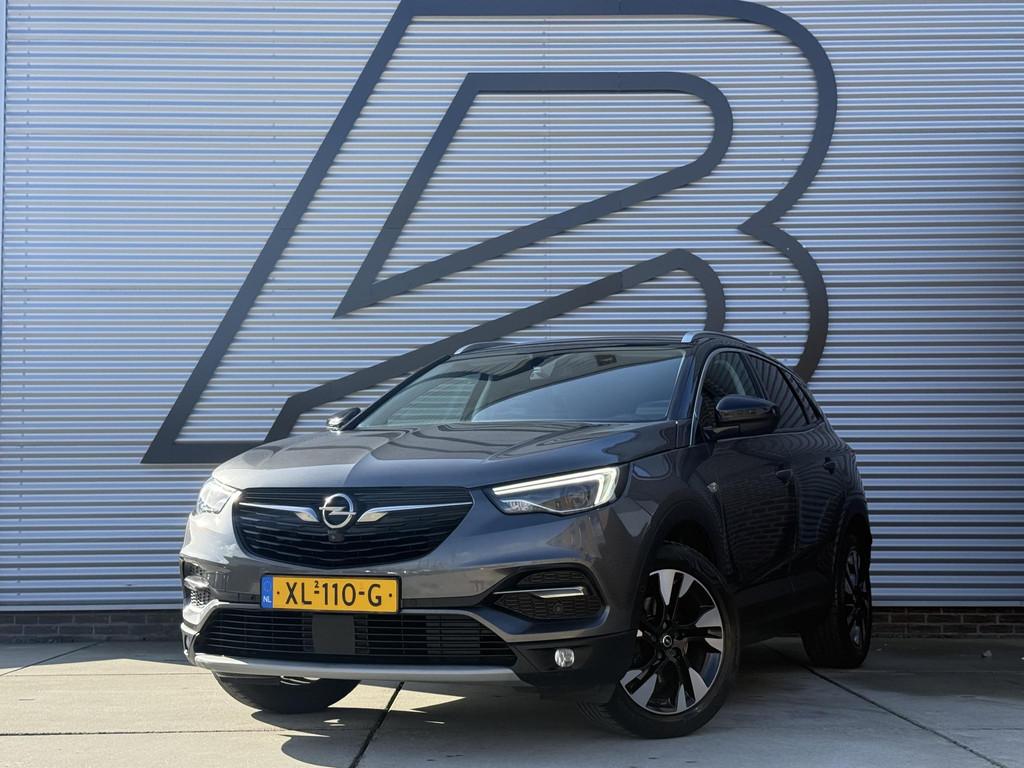 Opel Grandland X 1.2 Turbo Ultimate Navi|Camera|Carplay|Clim, Auto's, Opel, Gebruikt, Euro 6, 1199 cc, Leder en Stof