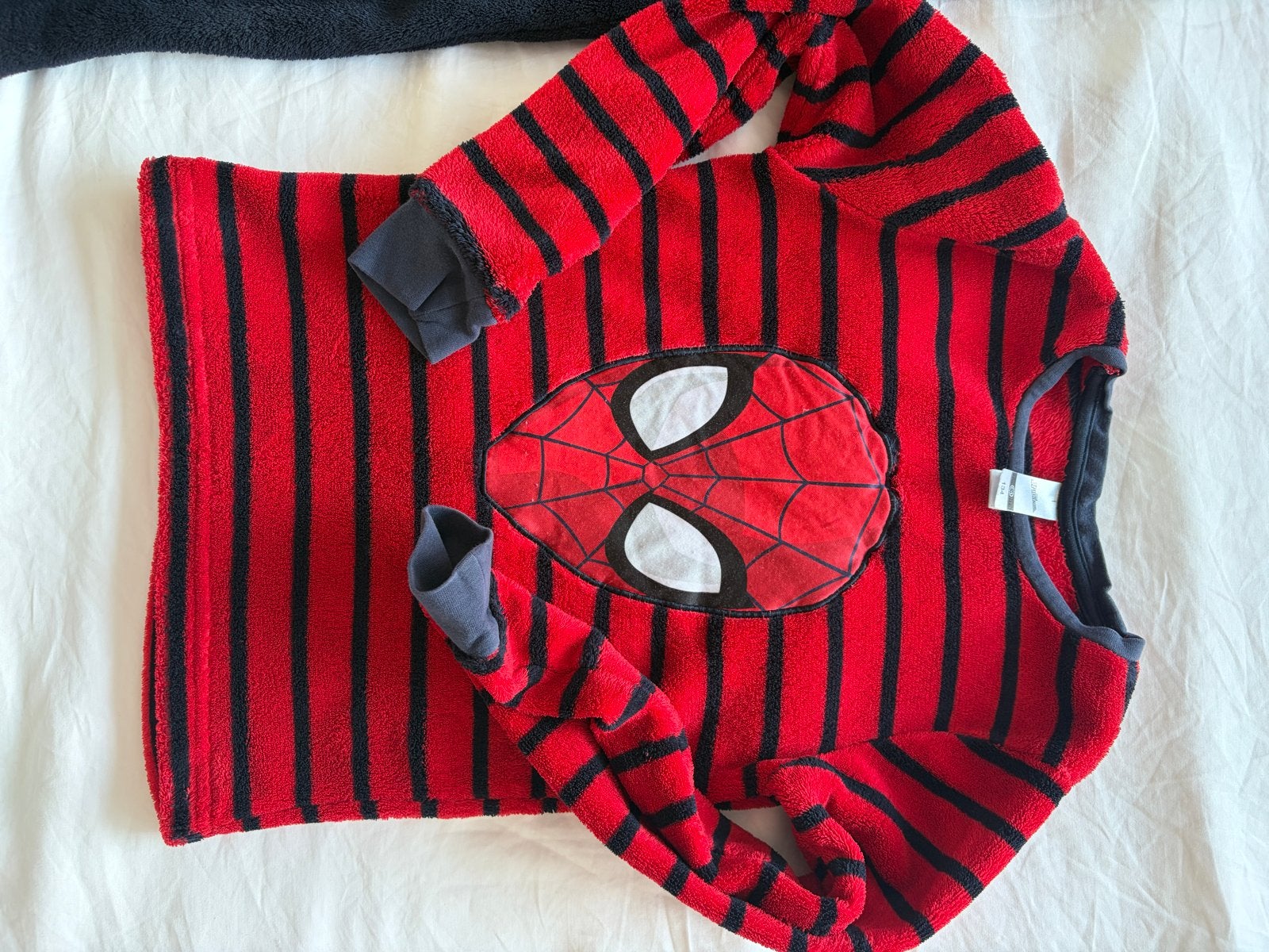 Spiderman Pyjama Maat 134 - Fleece, Ophalen, Gebruikt, Jongen, Nacht- of Onderkleding