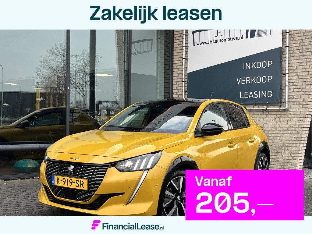 Peugeot 208 1.2*GT-LINE*PANO*CARPLAY*AUTOM*ECC*CRUISE*NAV*CA, 101 pk, Gebruikt, Euro 6, Leder en Stof