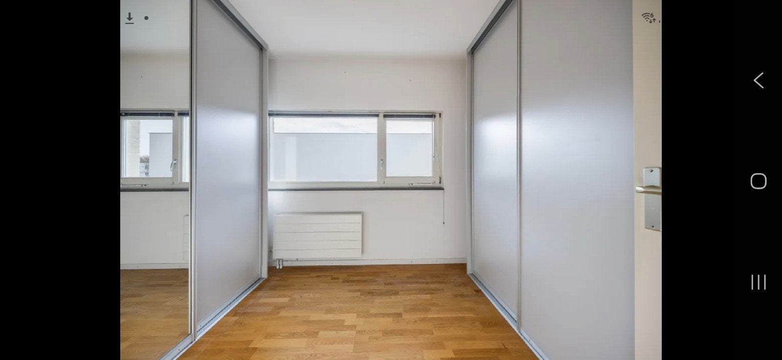 2 Schuifdeursystemen kastenwand met spiegel (265x247cm), Huis en Inrichting, Kasten | Kledingkasten, Ophalen, 200 cm of meer, Zo goed als nieuw