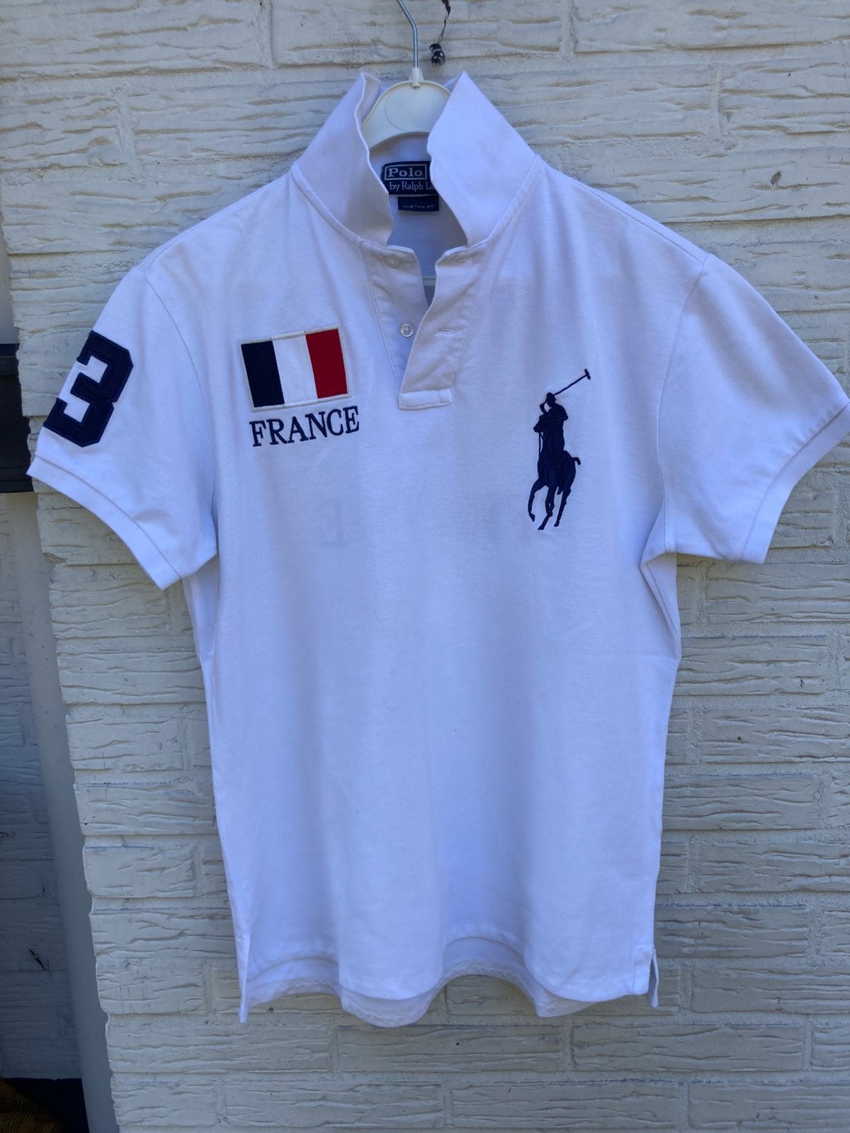 Polo Ralph Lauren maat M, Ophalen of Verzenden, Gedragen, Maat 48/50 (M), Wit