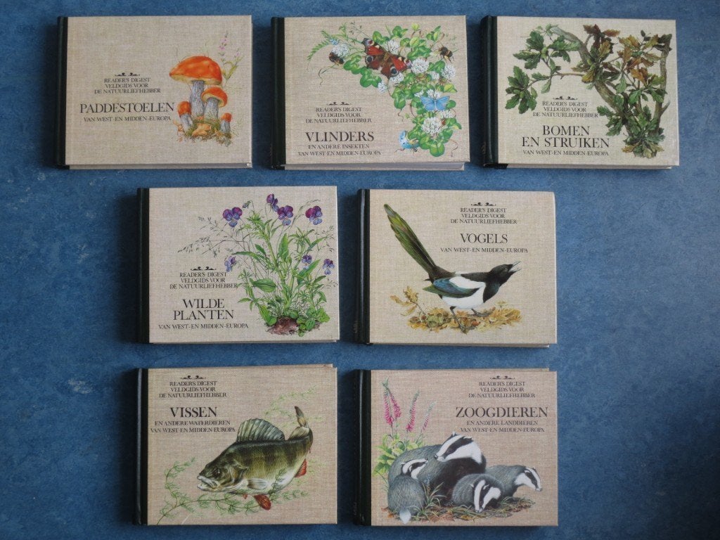 7x Veldgids voor de natuurliefhebber - Reader's Digest, Ophalen of Verzenden, Zo goed als nieuw, Natuur algemeen, Reader's Digest