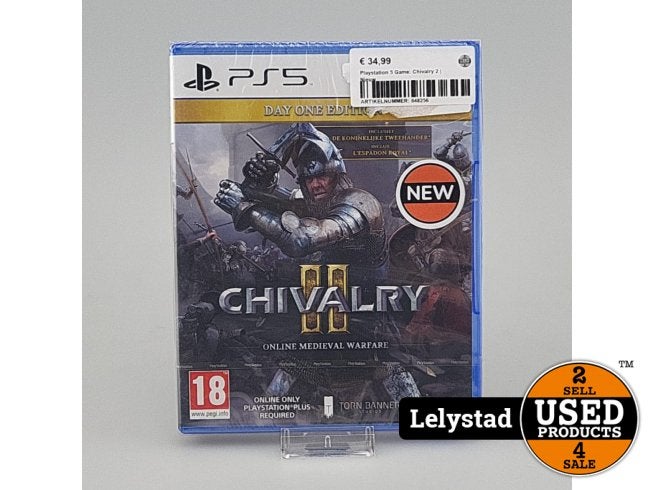 Playstation 5 Game: Chivalry 2 | Nieuw (Online Only), Sony, Nieuw, Support@sony.com, 1-7-1 Konan, Minato-ku
Tokyo 108-0075
Japan