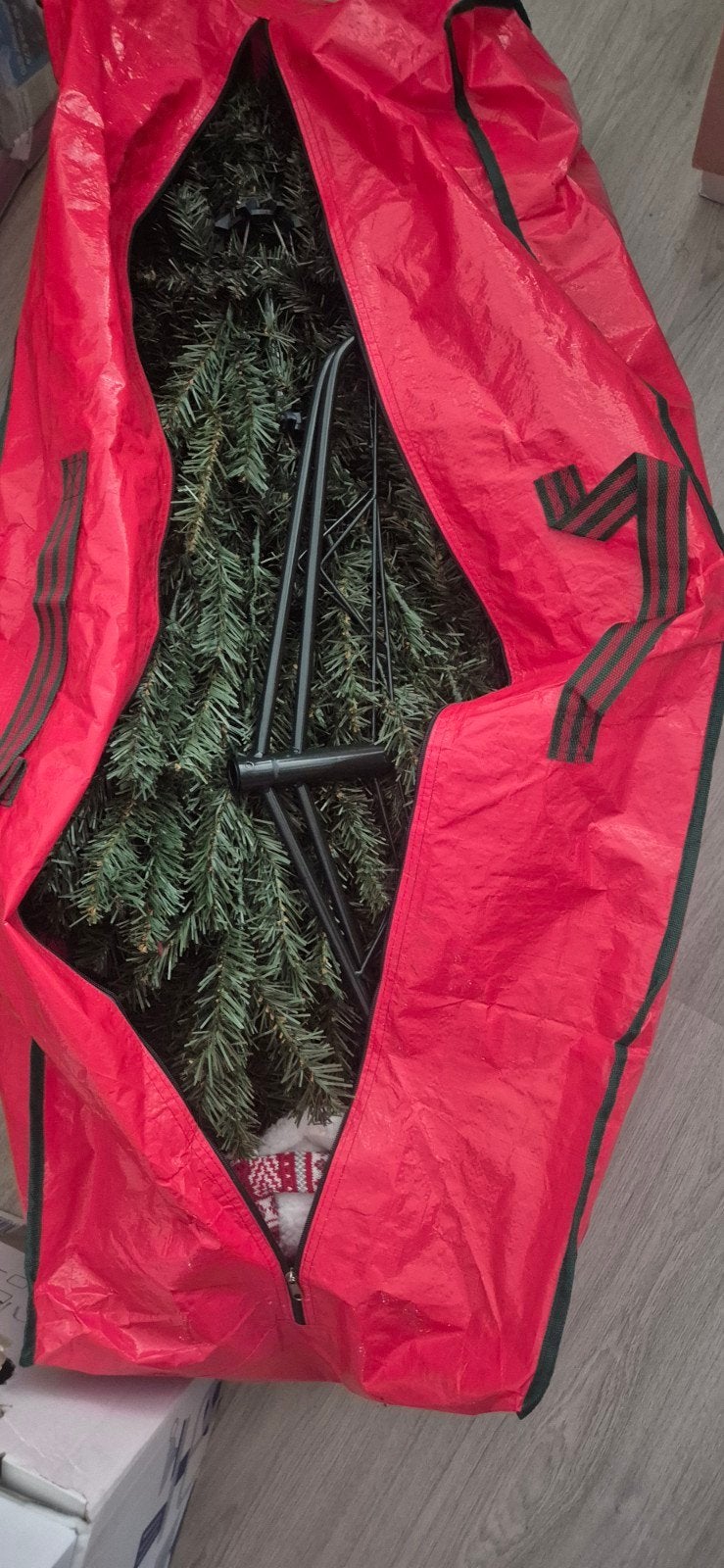 Kerstboom met tas., Diversen, Ophalen, Zo goed als nieuw