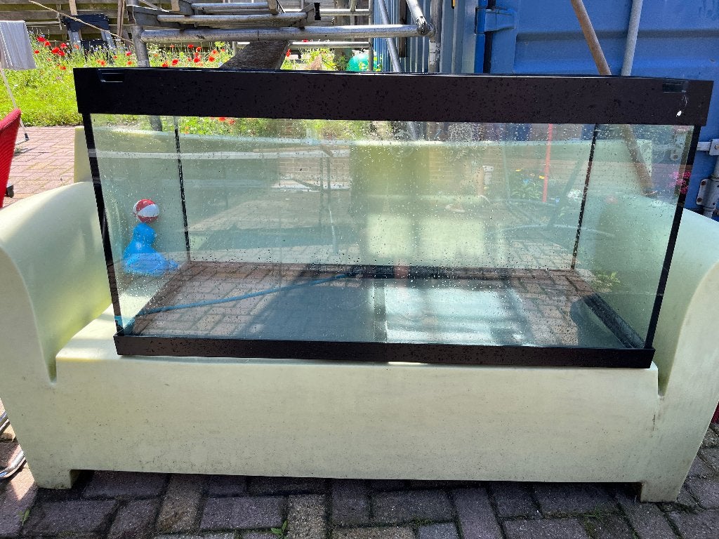 aquarium, Dieren en Toebehoren, Vissen | Aquaria en Toebehoren, Ophalen, Gebruikt, Gevuld zoetwateraquarium, Juwel