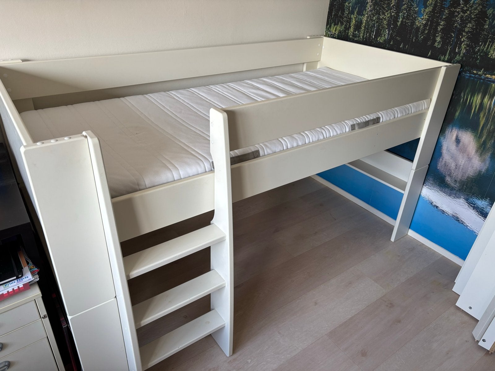Hoppekids pure Halfhoogslaper  (90x200 cm), Ophalen, Eenpersoons, Minder dan 160 cm, 200 cm