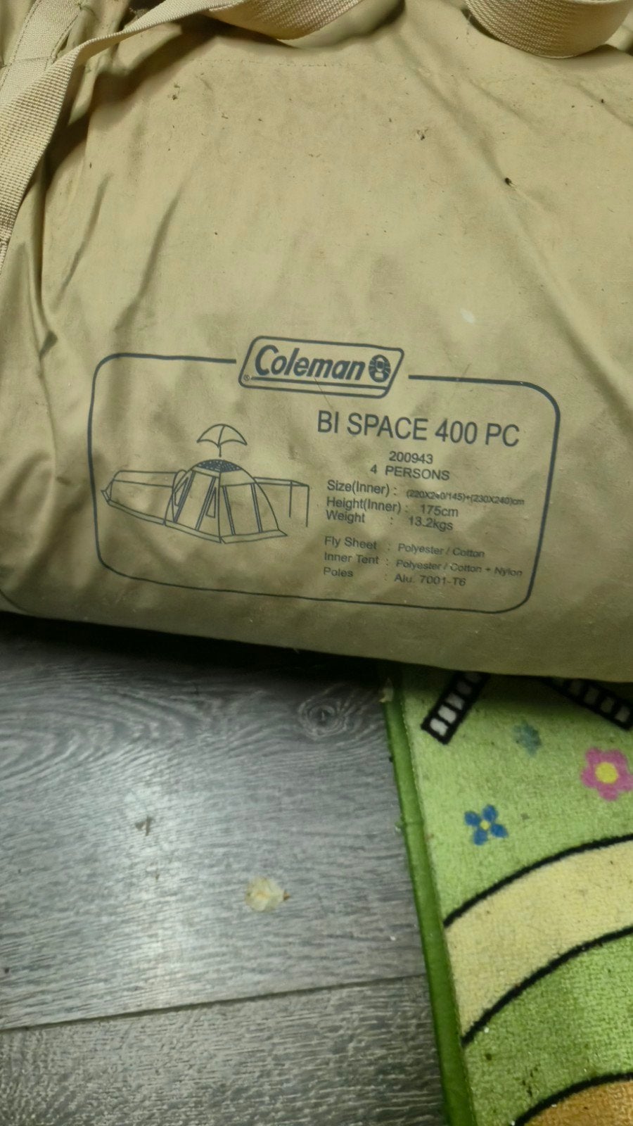 Coleman BI SPACE 400 PC Tent - 4 Personen, Caravans en Kamperen, Tenten, Ophalen of Verzenden