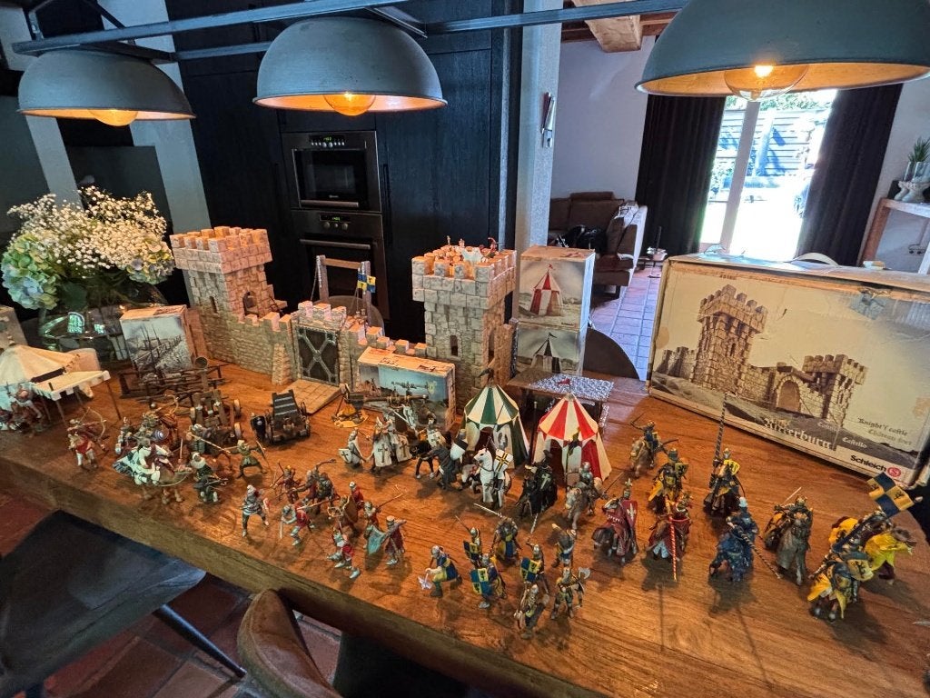 Schleich ridderverzameling megagroot!!, Ophalen of Verzenden, Zo goed als nieuw