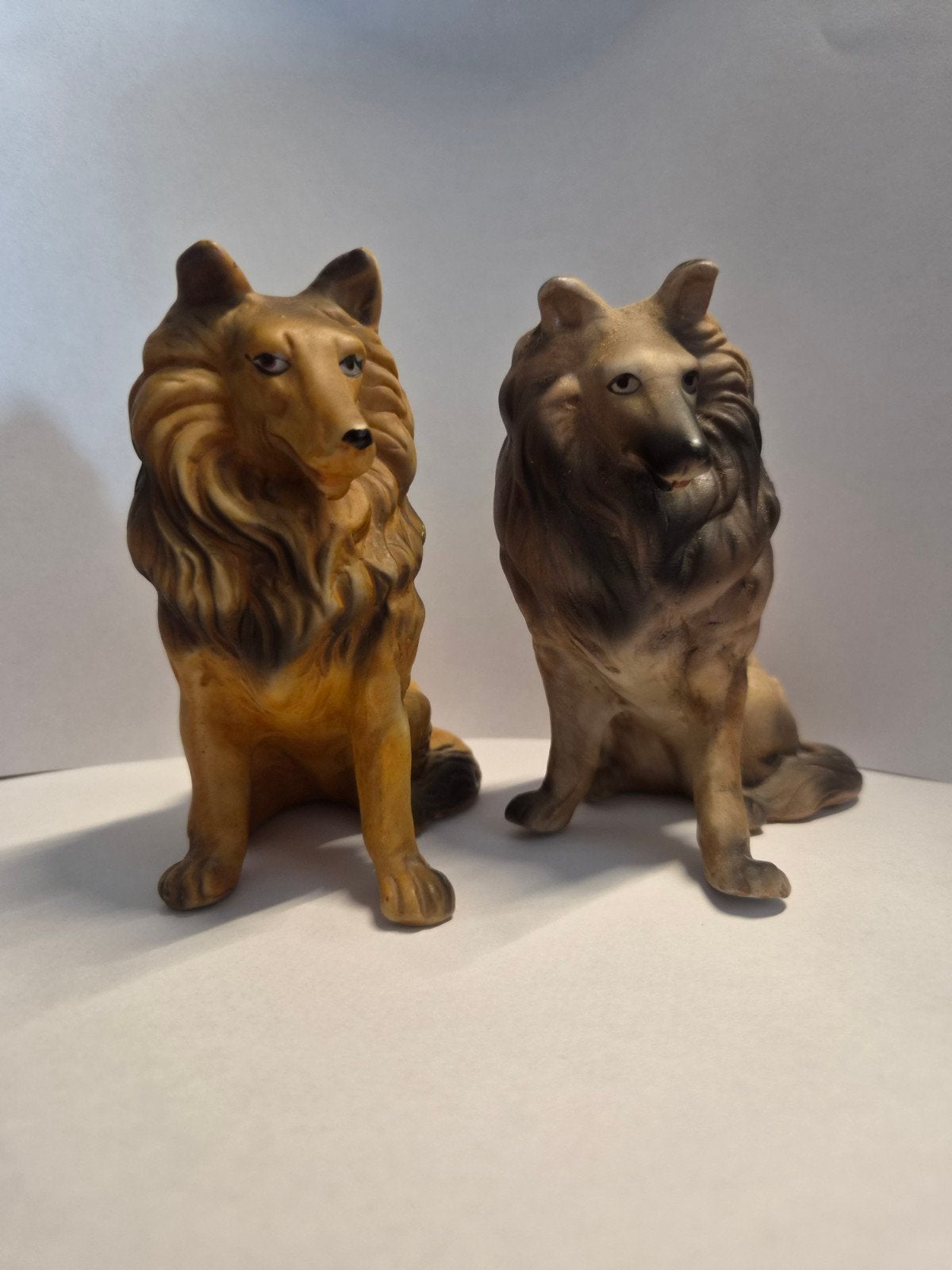 Vintage collie beelden, Ophalen of Verzenden, Gebruikt, Dier