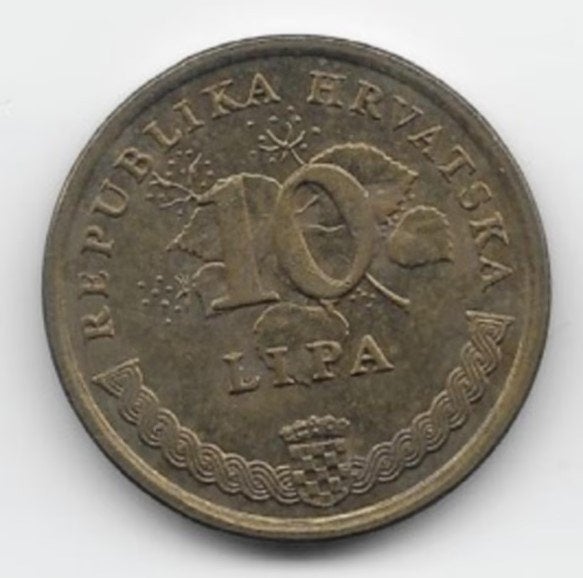 Kroatië 10 lipa 1997 KM# 6, Postzegels en Munten, Munten | Europa | Niet-Euromunten, Verzenden, Overige landen, Losse munt