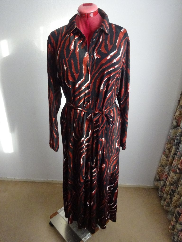 Norah maxi jurk mt 46, Kleding | Dames, Maat 46/48 (XL) of groter, Zo goed als nieuw, Norah, Onder de knie