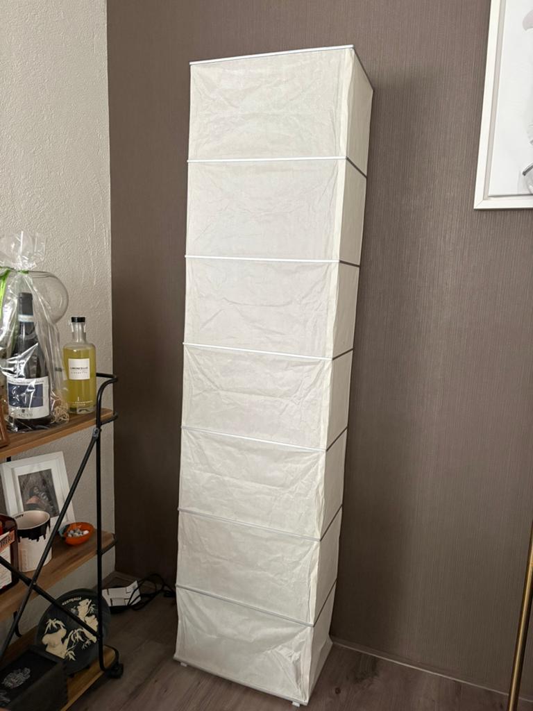 Staande IKEA lamp, wit, Huis en Inrichting, Ophalen of Verzenden, Gebruikt