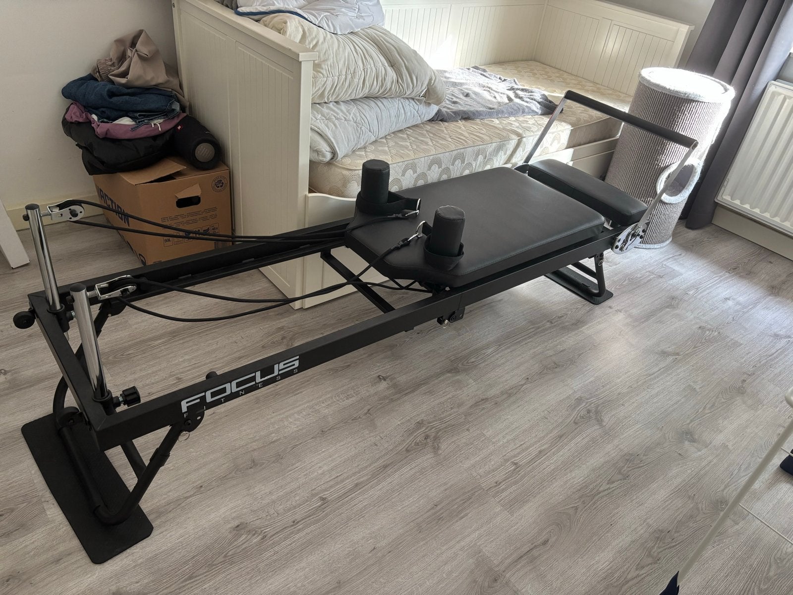 Pilates Reformer van Focus - Inklapbaar en Verstelbaar, Ophalen, Zo goed als nieuw, Overig