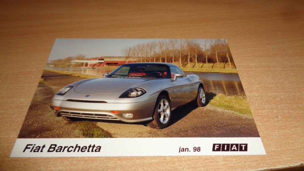 Persfoto  FIAT  BARCHETTA ,  1-1998, Ophalen of Verzenden, Nieuw, Overige merken