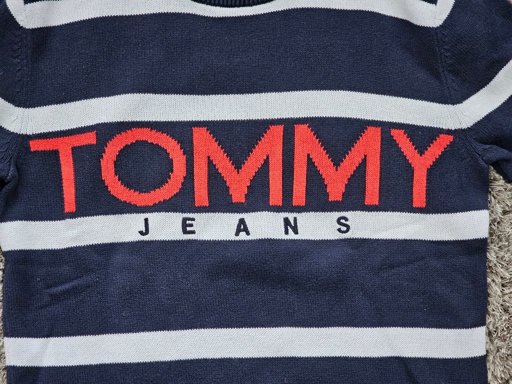 Tommy Hilfiger Trui Donkerblauw maat S, Tommy Hilfiger, Gedragen, Maat 46 (S) of kleiner, Verzenden