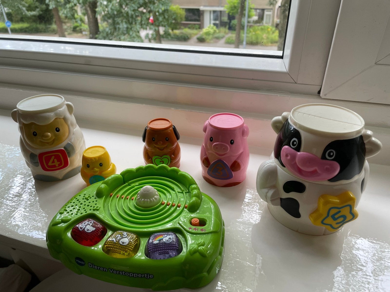 VTech Dieren Verstoppertje met 5 dierenvriendjes, Ophalen of Verzenden, Zo goed als nieuw, Overige typen, Met licht