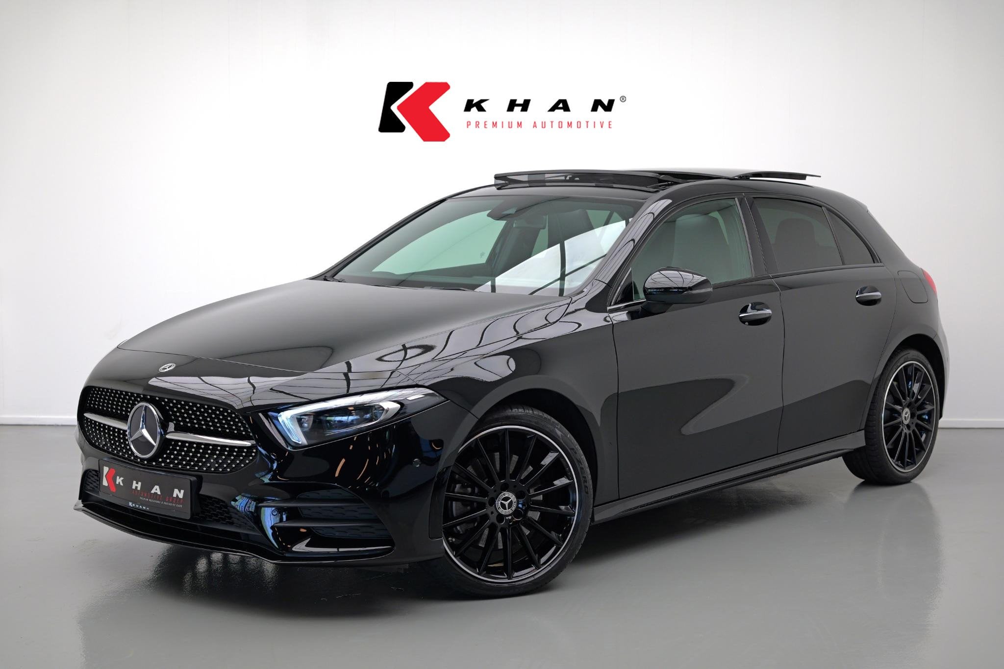 Mercedes-Benz A-klasse A250e AMG Line |Pano|Ambient|Camera|, Auto's, Mercedes-Benz, Gebruikt, 4 cilinders, 16 kWh, Leder en Stof