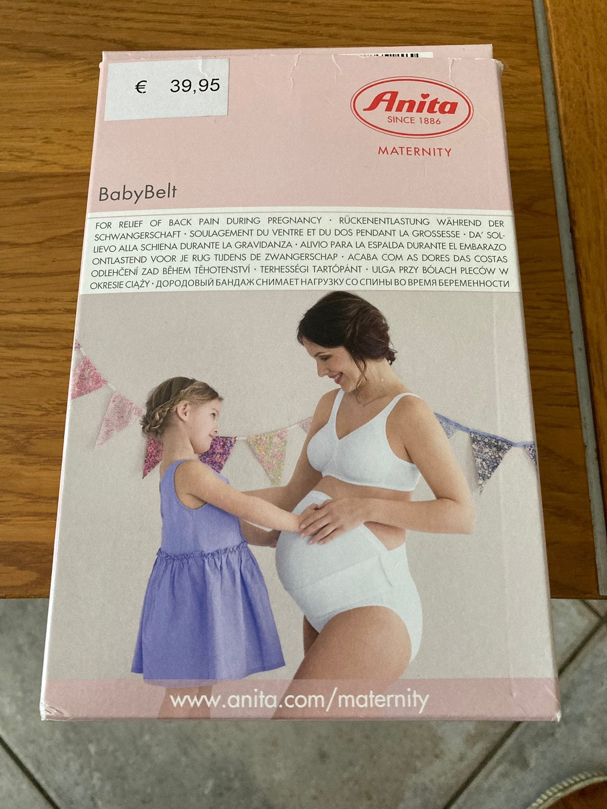 Witte babybelt , ondersteuningsband voor zwangere, Kleding | Dames, Positiekleding, Maat 42/44 (L), Nieuw, Ophalen of Verzenden