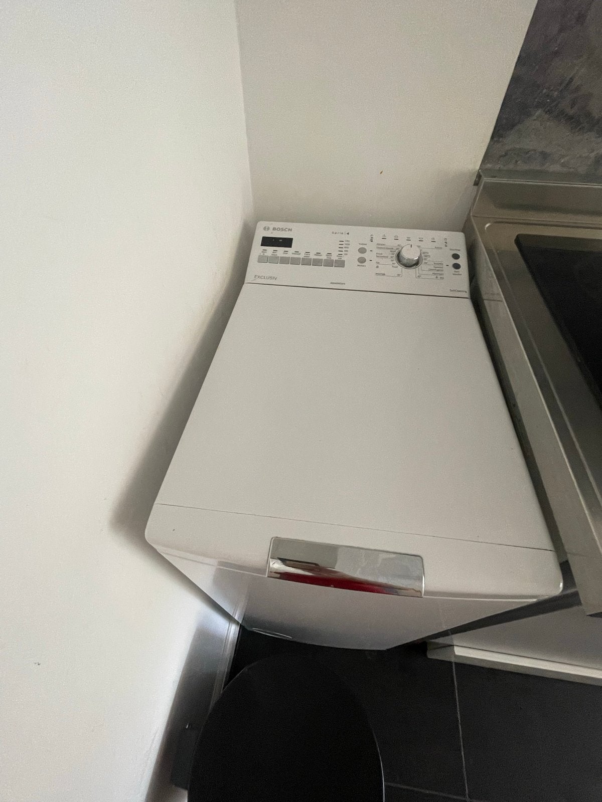 Bosch Serie 4 Exclusiv Bovenlader Wasmachine, Ophalen, 6 tot 8 kg, Bovenlader, Minder dan 1200 toeren