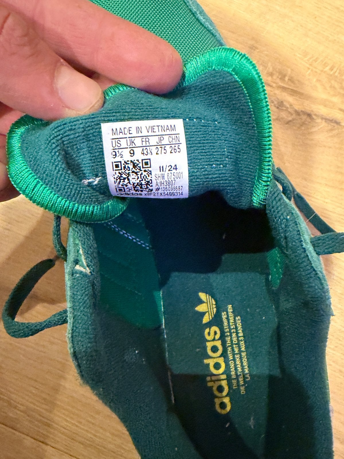 Men's shoes adidas Treziod 2 Green, Ophalen of Verzenden, Zo goed als nieuw, Overige kleuren