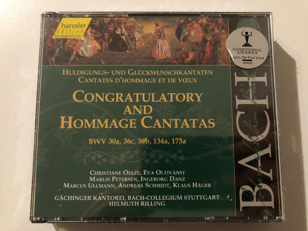 bach congratulatory 2 cd, Verzenden, Barok, Zo goed als nieuw, Overige typen