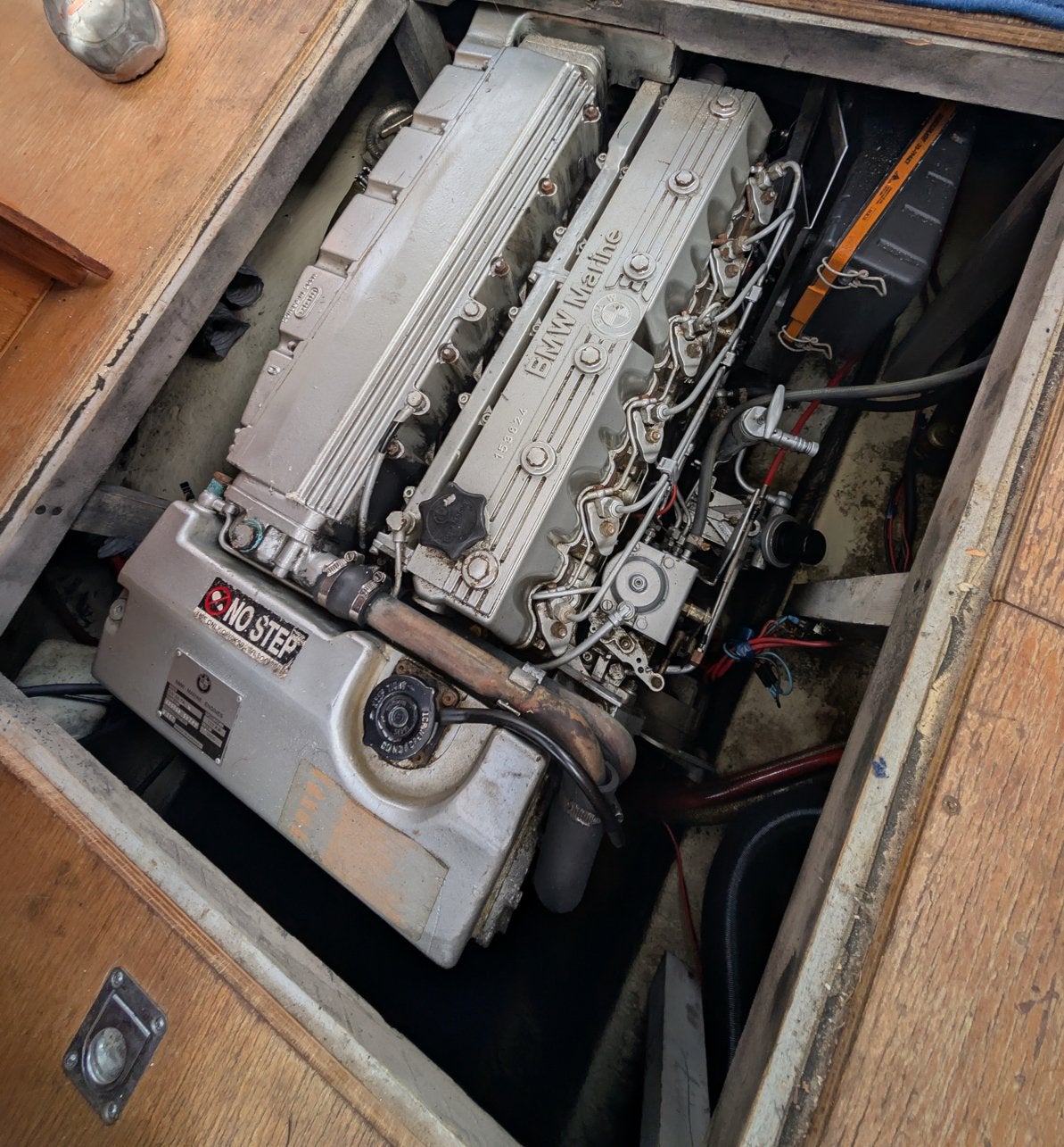 BMW marine d636TA voor onderdelen met hurth ZF45a 2,5:1, Ophalen, Gebruikt