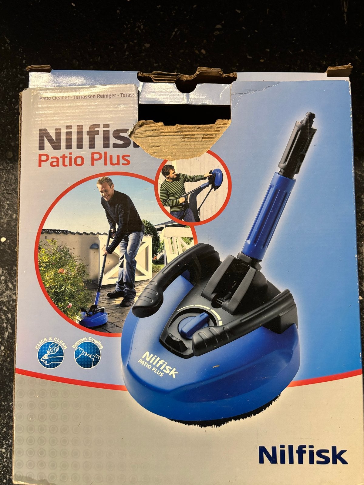 Gratis: Nilfisk Patio Plus terrasreiniger (defect), Ophalen, Gebruikt, Elektrisch
