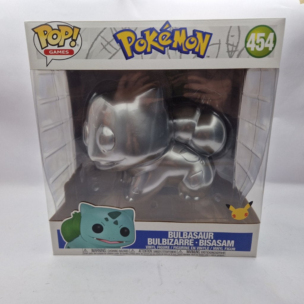 Funko Pop Pokémon Bulbasaur #454 Supersized Silver || €39.99, Ophalen of Verzenden, Nieuw