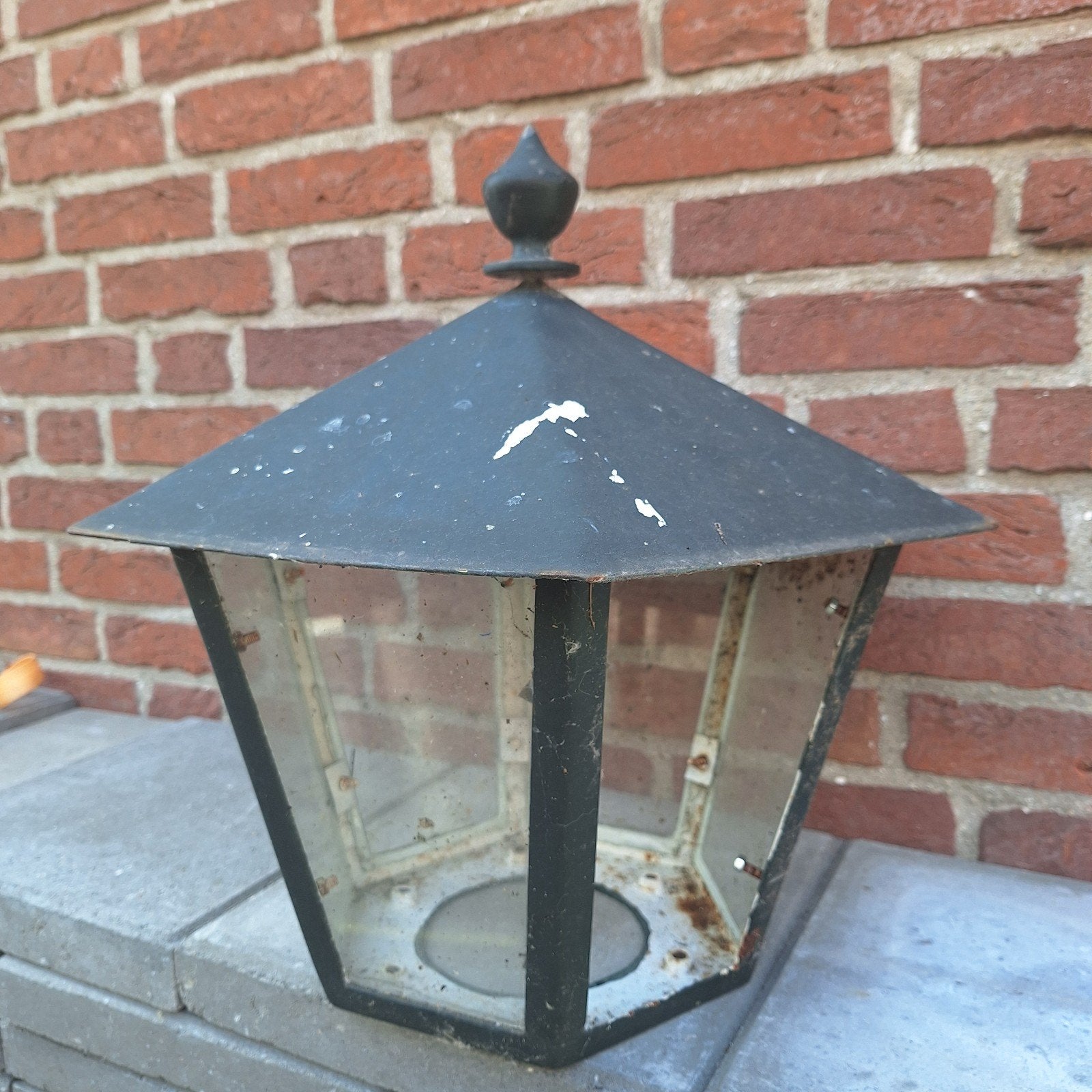 karakteristieke lantaarn met zeskantige kap, Tuin en Terras, Ophalen, Gebruikt, Staande lamp, Netvoeding