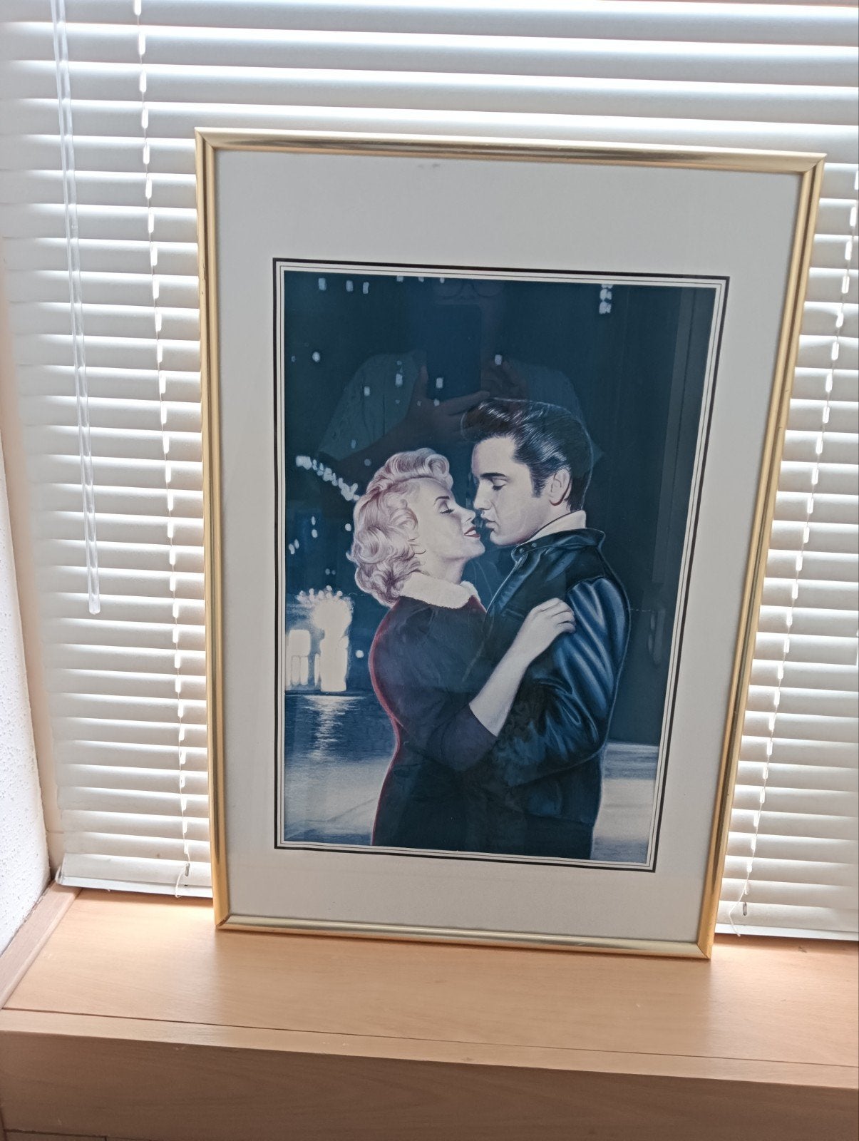 tekening Elvis en Monroe poster, Ophalen