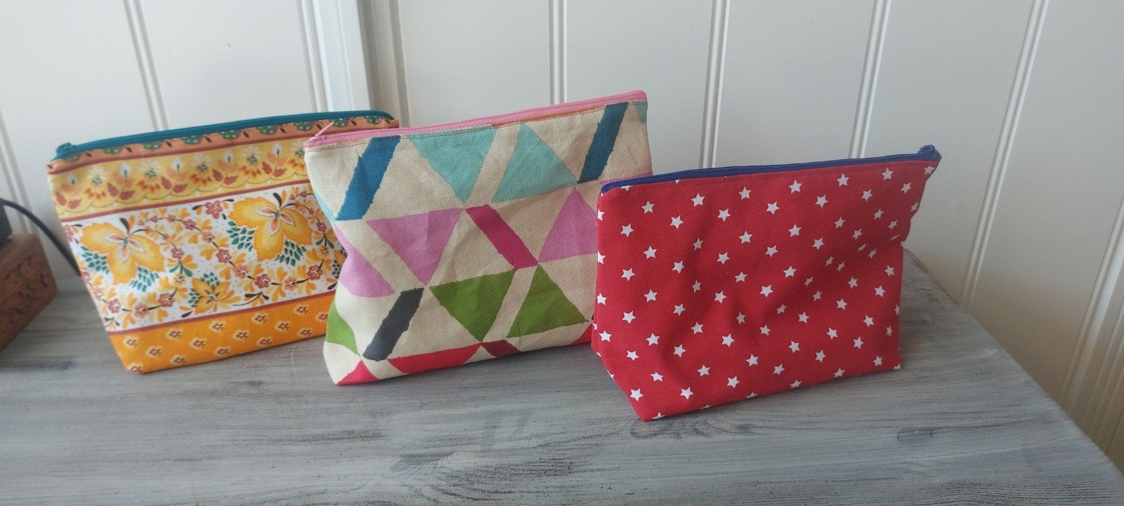 Handgemaakte zipper pouch, Ophalen of Verzenden, Nieuw, Dame