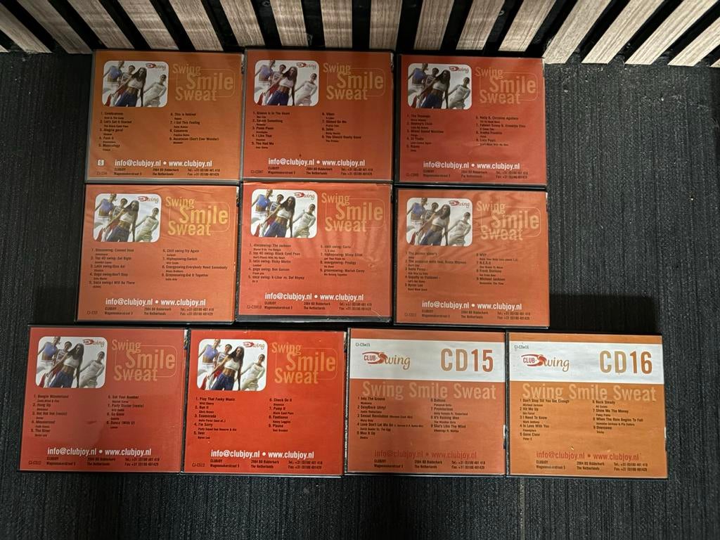Club joy swing muziek cd 6-16 10 stuks, Cursus of Instructie, Alle leeftijden, Ophalen of Verzenden, Gebruikt