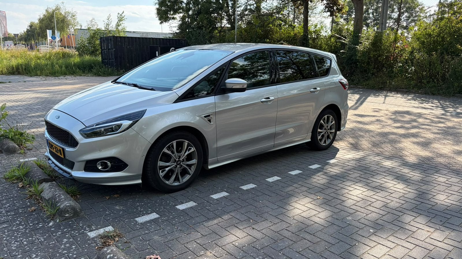 Ford S-Max 1.5 Ecoboost 160PK 2018 Grijs, Auto's, Voorwielaandrijving, 1498 cc, 4 cilinders, 160 pk
