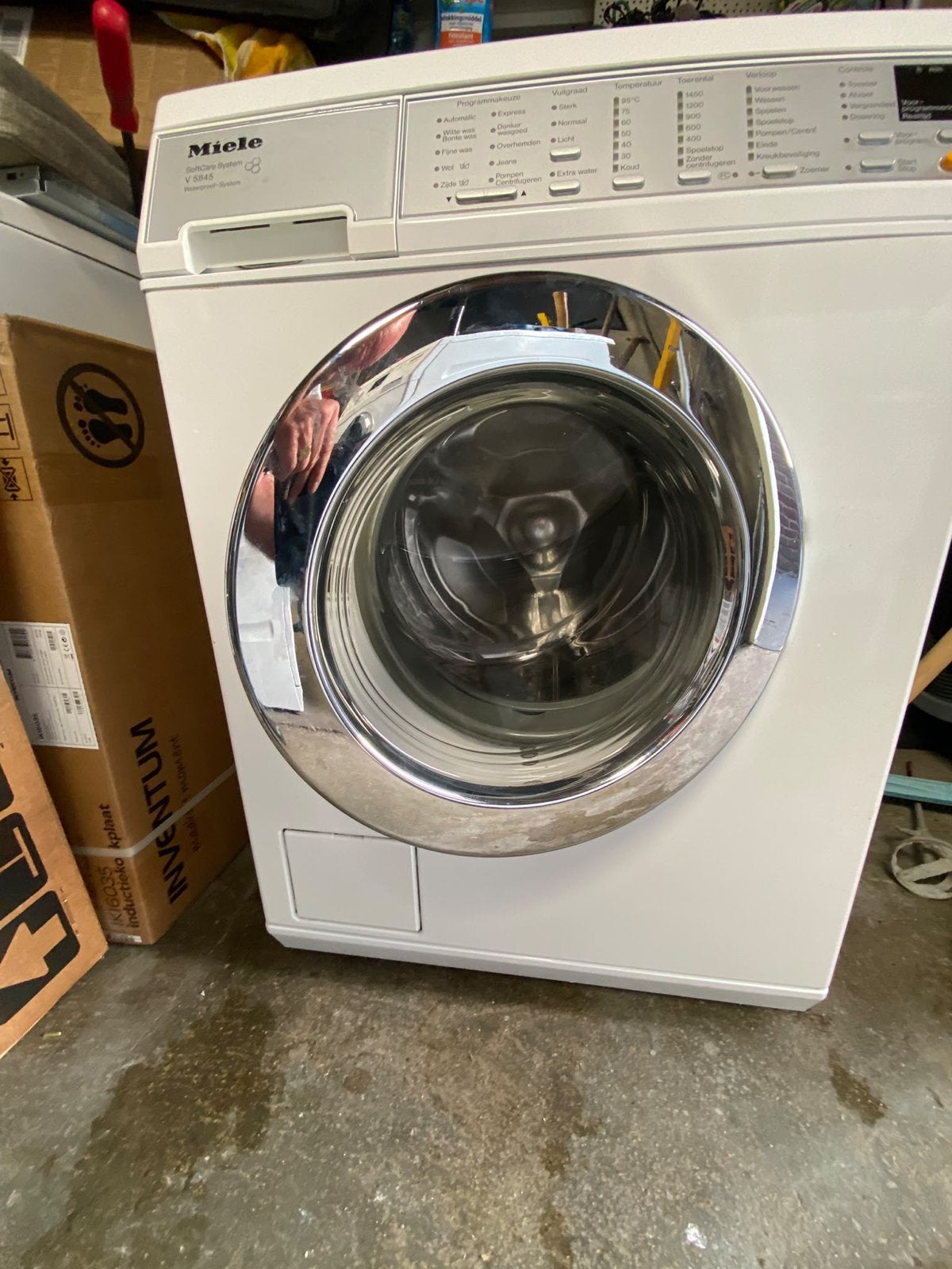 Foto 5 van Miele V 5845 Wasmachine - Nieuwe schokbrekers