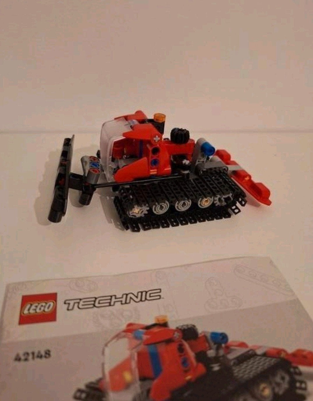 Lego technic 42148 sneeuwschuiver compleet met boekje, Lego, Compleet, Ophalen of Verzenden, Zo goed als nieuw