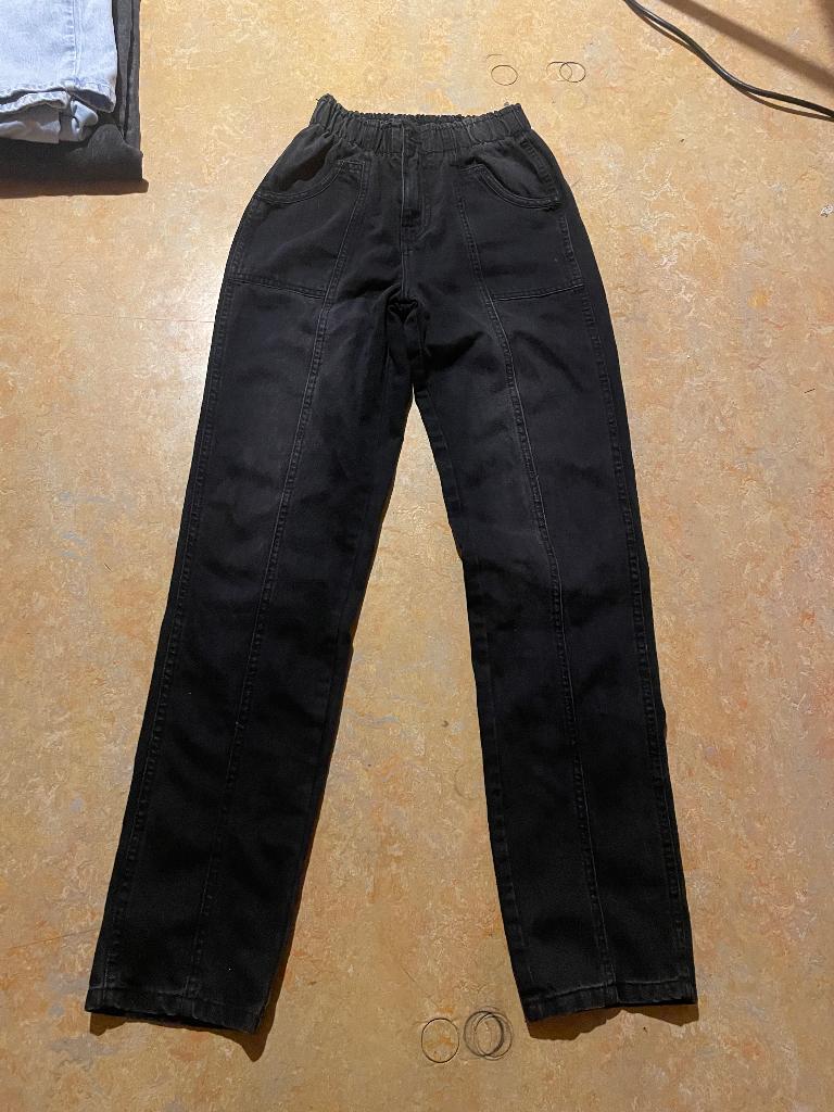 Zwarte wijde broek meisjes, Ophalen of Verzenden, Nieuw, Meisje, Broek