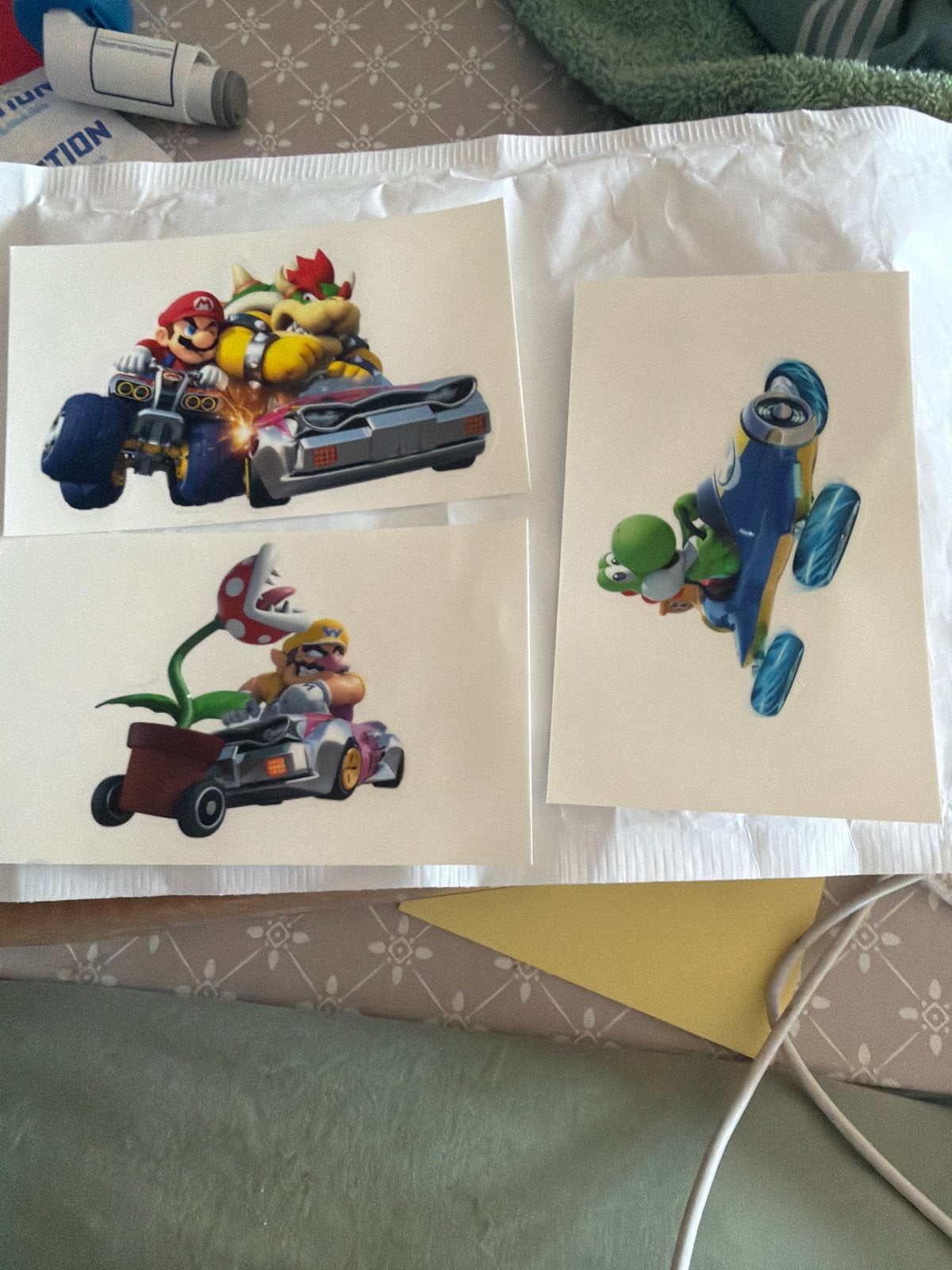 Mario Kart Stickers - Diverse Karakters, Ophalen of Verzenden, Nieuw