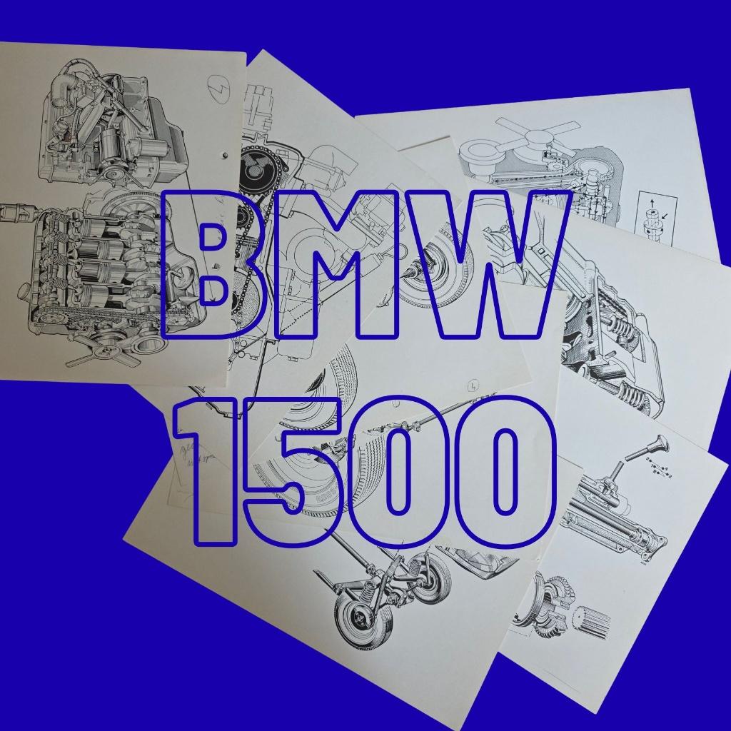 BMW 1500 - technische documentatie, Verzenden