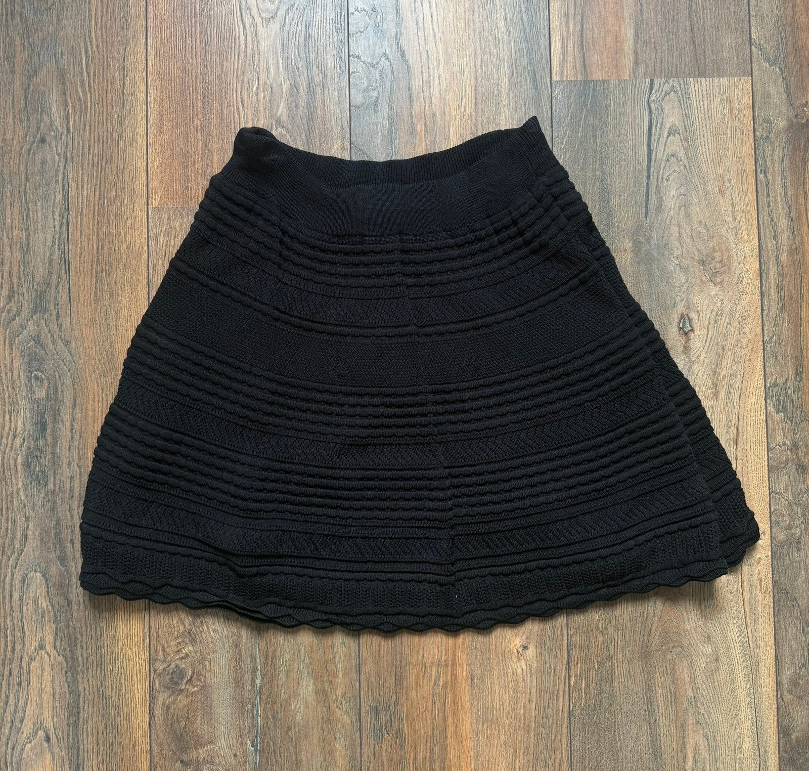 Nikkie zwart a-lijn rokje in maat 34., Zwart, Ophalen of Verzenden, Zo goed als nieuw, Maat 34 (XS) of kleiner