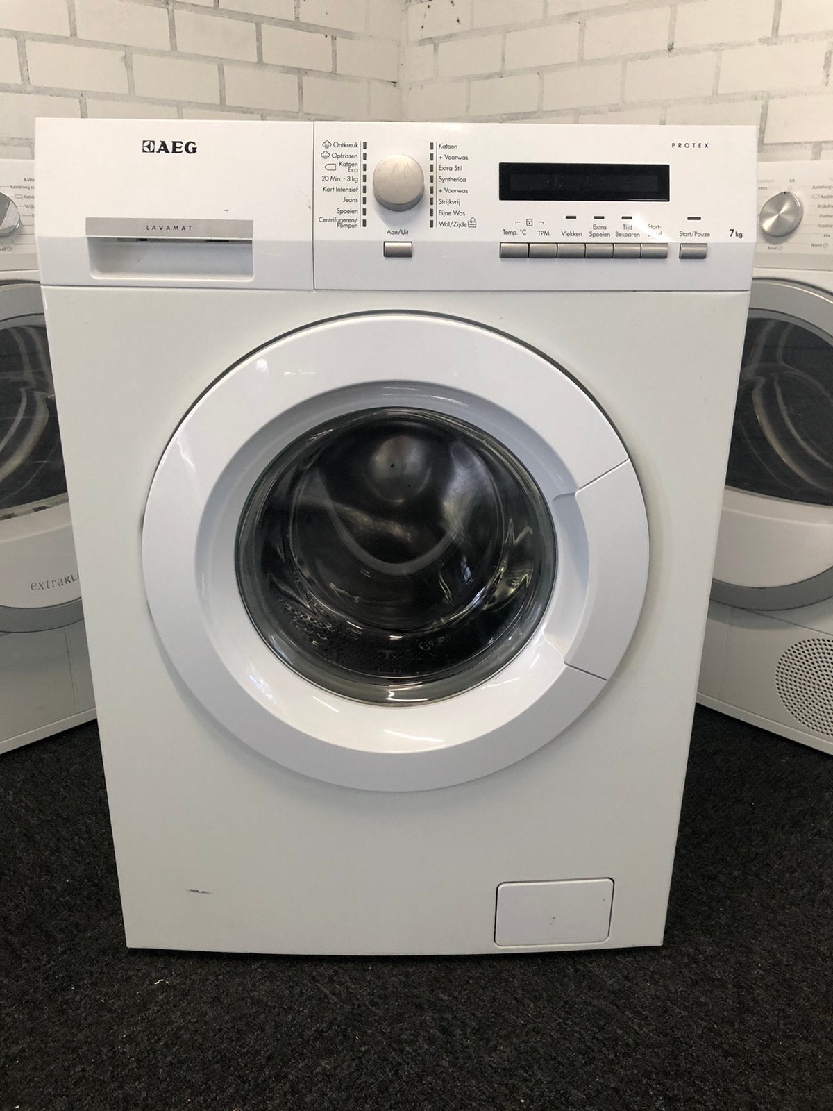 DAG DEAL €189 A+++ 7kg AEG Protex Wasmachine GARANTIE, Witgoed en Apparatuur, Wasmachines, Ophalen, Minder dan 85 cm, Zo goed als nieuw