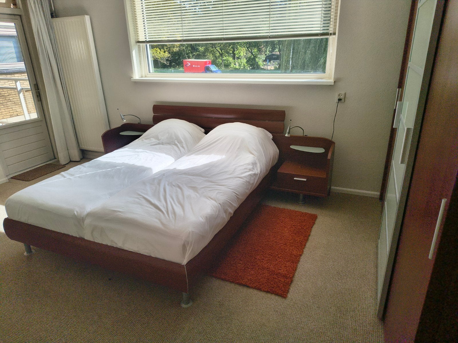 2 persoons bed 160 x 200, Ophalen, Gebruikt, Tweepersoons