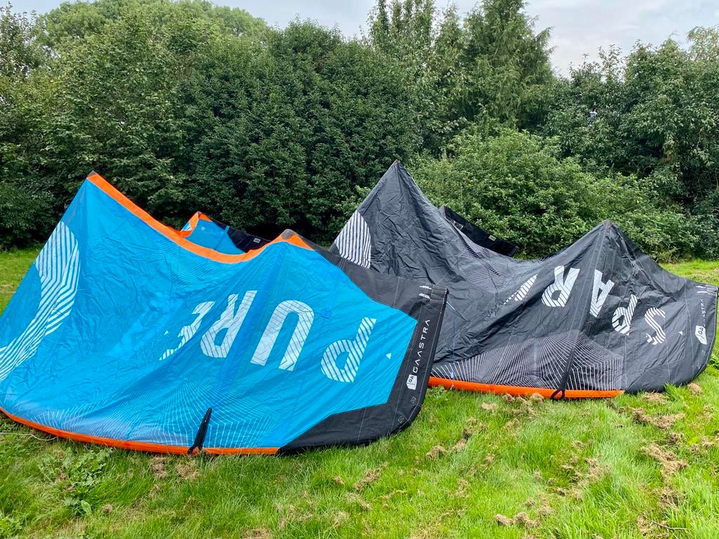 Gaastra Pure 8m en Spark 10m kites met bar, Watersport en Boten, Kitesurfen, 8 m², Bar, Geen board, Ophalen of Verzenden