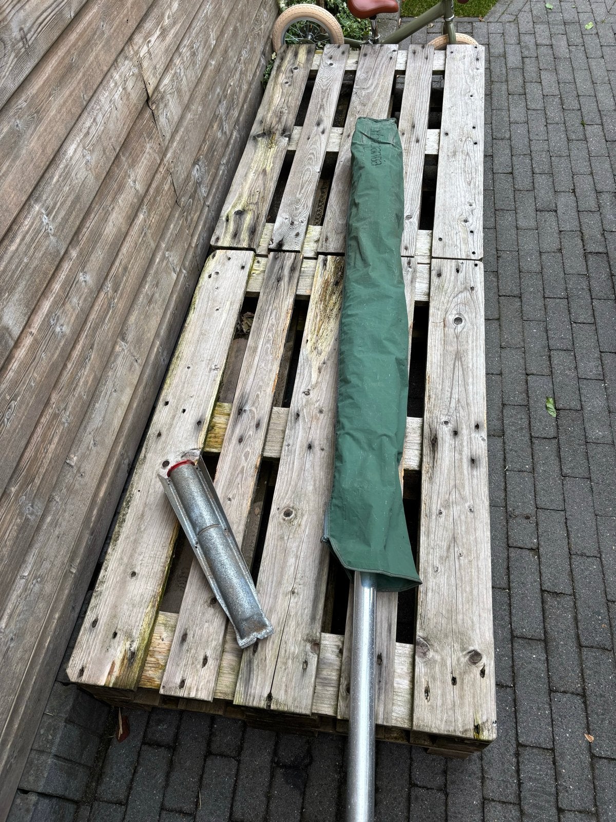 Brabantia Droogmolen met hoes - Zo goed als nieuw, Tuin en Terras, Droogmolens en Wasrekken, Zo goed als nieuw, Droogmolen, Ophalen