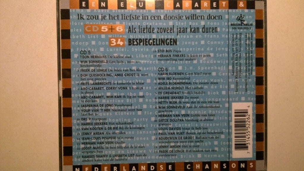 Ik Zou Je Het Liefste In Een Doosje Willen Doen (CD 5 & 6), Ophalen of Verzenden, Zo goed als nieuw, Album